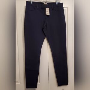 NWT J. Crew Navy “The GiGi Pant” Women's Size 10 Ponte Knit Stretch Ankle Pant